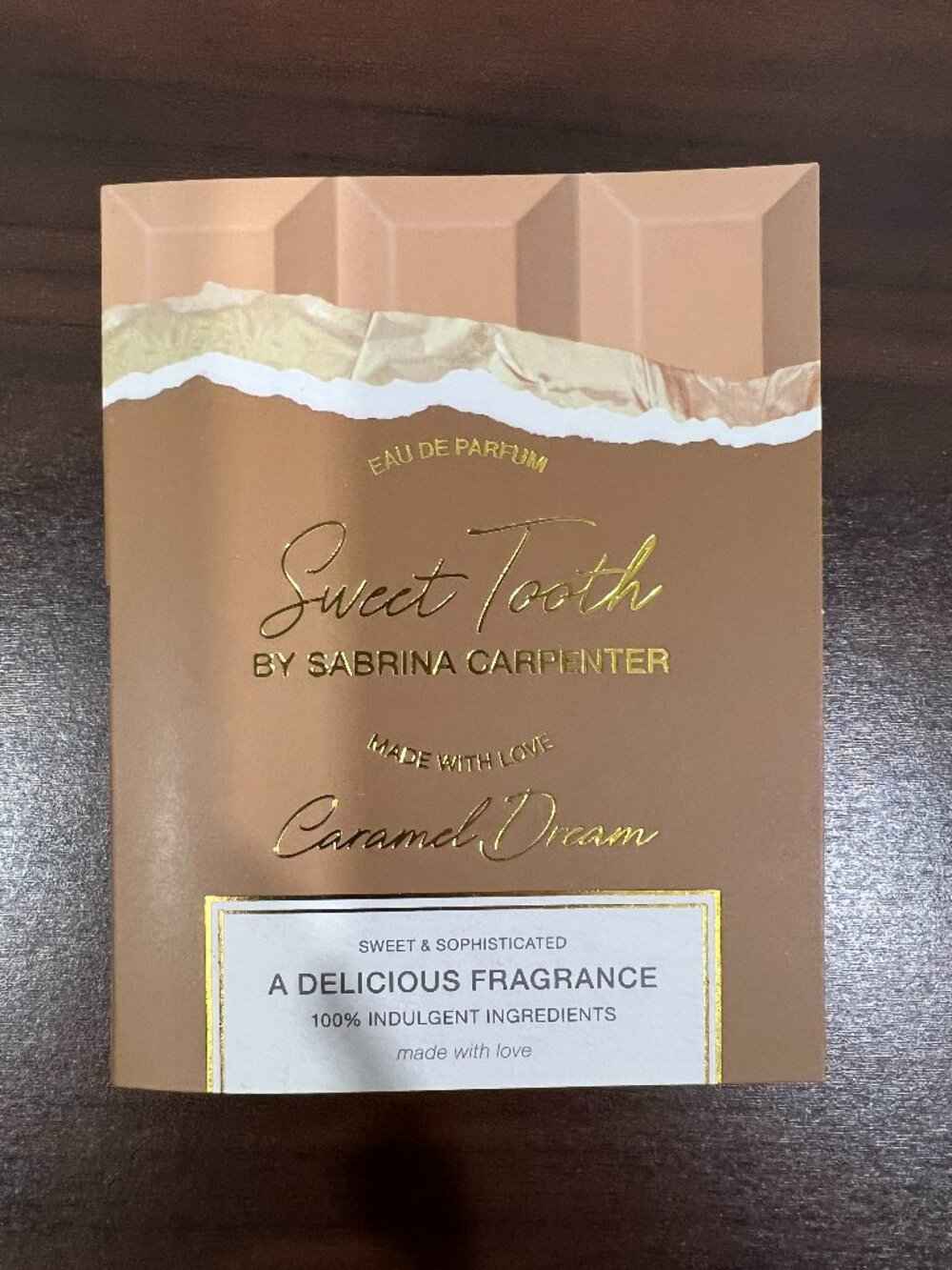 Sweet Tooth by Sabrina Carpenter Caramel Dream Eau De Parfum 0.05 fl oz Sample
